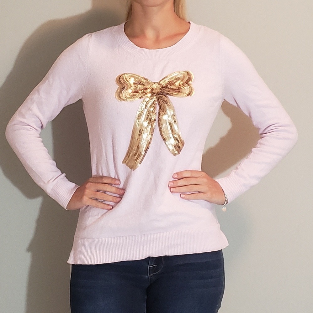 Pink rose gold sweater